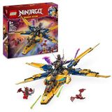 LEGO Ninjago Het superstormvliegtuig van Ras en Arin - bouwspel met drakenkop drone en 3 minifiguren - cadeau-idee voor jongens en meisjes vanaf 8 jaar liefhebbers van de tv-serie 71833