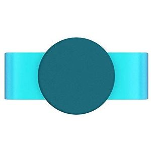 PopSockets: PopGrip Slide Grip & standaard voor telefoons, niet hechtend met verwisselbaar oppervlak, siliconen hoes voor iPhone 7/8 - Turbo Ice