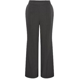 Pieces Pcbossy Hw Wide Printed Pants Noos Damesbroek, Magneet/Aop: pinstripe