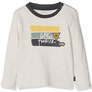 Noppies T-shirt pour bébé garçon B régulier Ls Alvin, Beige (Whisper White Melange P202), 50