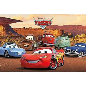 empireposter 748171 Cars - personages - filmposter bioscoop film Disney - afmetingen 91,5 x 61 cm, papier, meerkleurig, 91,5 x 61 x 0,14 cm
