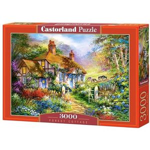 Hütte am Waldrand (puzzel): Forest Cottage