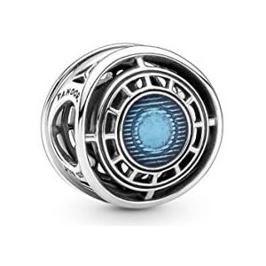 Pandora Marvel Iron Man Arc Reactor hanger van zilver 790788C01, één maat, sterling zilver, geen edelsteen, Sterling zilver, Geen edelsteen