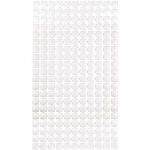 Kleine Wolke Badmat, antislip, van polypropyleen/TPE, wit, 39 x 68 cm