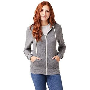 Alternative Rocky Fleece Zip Hoodie voor heren, Eco Grijs