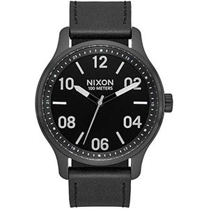 Nixon Patrol-horloge, zwart/zilver/zwart, taille unique, armband