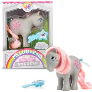 My Little Pony, Snuzzle Classic Pony, Basic Fun, 35326, retro paardencadeaus voor jongens en meisjes, eenhoornspeelgoed voor jongens en meisjes vanaf 3 jaar