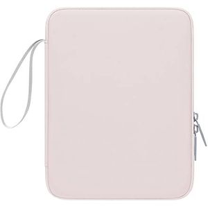 Beschermhoes voor iPad 9,7 inch 10,5 inch (24,7 cm), met penhouder, beschermende stof en grote capaciteit, roze