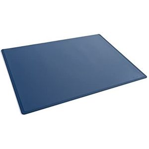 DURABLE - Bureauonderlegger met transparante klep - 53 x 40 cm - van polypropyleen - donkerblauw - 722007