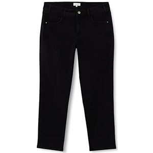 TRIANGLE Femme Regular : Jeans avec stretch hyperflex, Noir, 50W / 30L