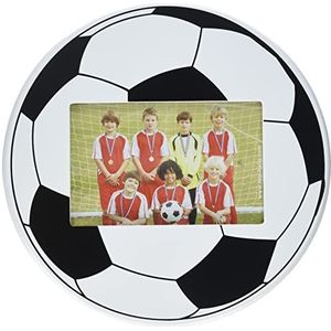 Zep S.r.l PW3046 Fotolijst, hout, design voetbal, 10 x 15 cm, voetbal, zwart/wit