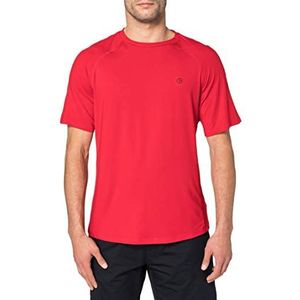 Wrangler Performance wandelshirt voor heren, Helder rood