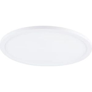 EGLO Fueva Flex LED inbouwspot Ø 22,5 cm, inbouwlamp extra vlak voor boorgaten in universele maat, wit, plafondlamp neutraal wit, inbouwdiepte 25 mm