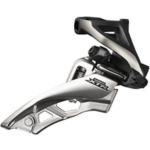 SHIMANO XTR FD-M9000 – schakelsysteem voor – Side-Swing 3 x 11 versnellingen, zwart/zilver, model High Clamp 2016 voor MTB