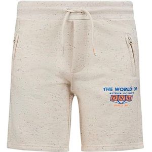 Retour denim de luxe Short Vito pour garçon, Beige clair, 3-4 ans