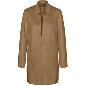 VERO MODA Vmjosefreja Veste en daim synthétique pour femme, Œil de tigre., XL