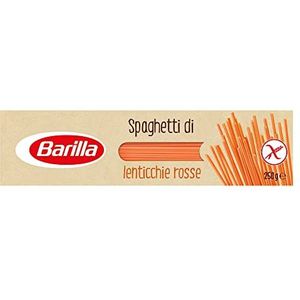 Barilla Groentepasta, spaghettipasta, rood, rijk aan vezels en eiwitten, glutenvrij, 250 g