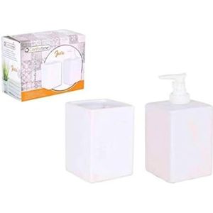 Badset Java Confortime Wit Vierkant (2 Pcs)