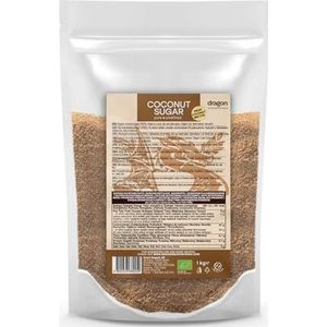 Dragon Superfoods Kokossuiker, 100% biologisch, ongeraffineerd, veganistisch en glutenvrij, 1 kg