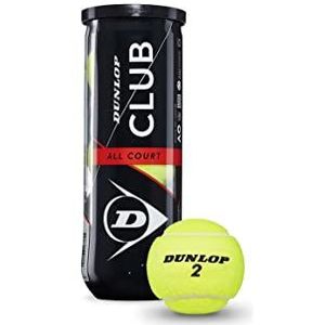 Dunlop Club tennisballen, 3 stuks