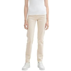 TOM TAILOR 1042940 Alexa Slim damesbroek, 12365 - Beige Dusty