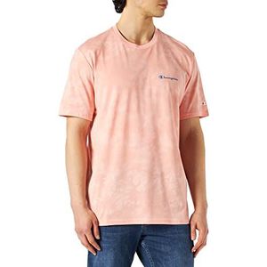 Champion American Classics Tie Dye S/S T-shirt voor heren, tie-dye roze