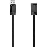Hama USB-kabel USB 2.0 USB-A bus, USB-A stekker 3.00 m Zwart 00200620