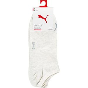 PUMA PUMA Unisex Plain Sneaker - Trainer Socks (3 Pack) uniseks-volwassene Sokken, havermout, 38 EU