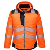 Portwest T400OBR4XL Vision regenjas met hoge zichtbaarheid, 4XL, oranje/zwart