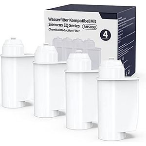iRhodesy Waterfilter voor Siemens EQ TZ70003 Brita Intenza Bosch Siemens EQ TCZ7003 koffiezetapparaat waterfilter cartridge, 4 stuks (niet voor Intenza+) YS-026