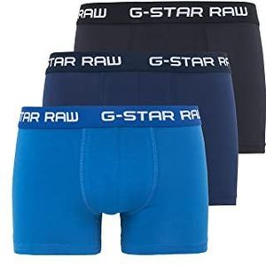 G-STAR RAW Heren Classic Trunk Color 3-Pack Underwear (Pack van 3), Meerkleurig (Lt Nassau Blue/Imperial B 8528), M