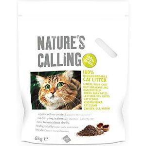 Nature's Calling kattenbakvulling, 6 kg (2 stuks)