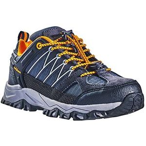 Black Crevice Kinderen trekkingschoenen waterdicht grijs oranje 30