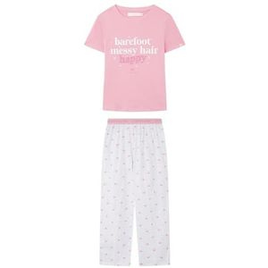 women'secret Ensemble de pyjama pour femme, rose, M
