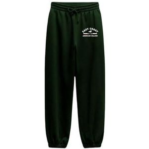 AMERICAN COLLEGE USA Pantalons Joggings Chinos Sport Vêtements Chaud Mixte Hommes et Femmes Décontracté Modèle ACJOGW2 Dark Green S, Vert, S