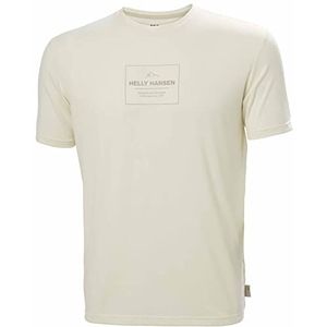 Helly Hansen Skog T-shirt voor heren, gerecyclede print, Sneeuw