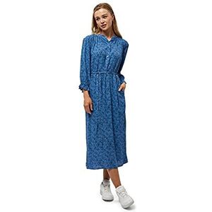 Peppercorn dames cady jurk lang, 2197p Star Sapphire Blue Print