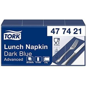 Tork - 477421 - Servetten - 2-laags - 33 x 32,6 cm - 10 x 200 Stuks