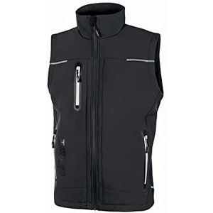 U-Power FU188AG Linea FUTURE Modèle UNIVERSE Gilet Softshell avec membrane U-Tex, 96% Polyester/4% Spandex, Asphalt Grey, XL Taille