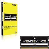 CORSAIR VENGEANCE SODIMM DDR5 RAM 48 GB (1 x 48 GB) 4800 MHz CL40 Intel XMP compatibel iCUE computergeheugen - zwart (CMSX48GX5M1A4800C40)