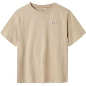 Name it kids Nkmjosh Ss Nreg Top Pb pour garçon, Fossil d'Islande, 146-152