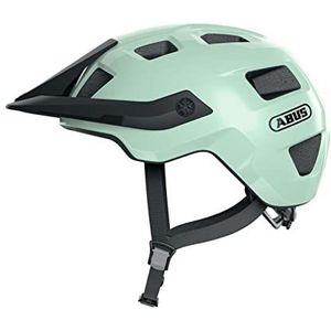 ABUS MoTrip MTB-helm, robuuste fietshelm met in hoogte verstelbaar vizier, individuele pasvorm, uniseks, mintgroen, L