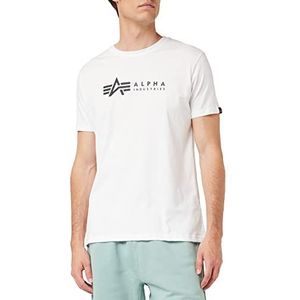 ALPHA INDUSTRIES T-shirt met korte mouwen, Wit.