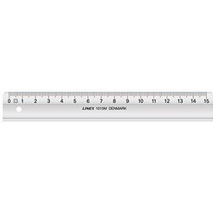 Linex Schoolschaal van kunststof, transparant, 150 x 22 mm