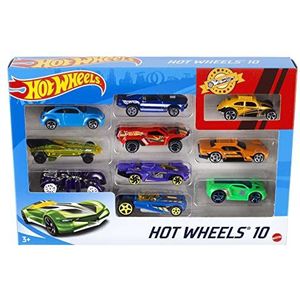 Hot Wheels Set van 10 auto's