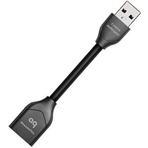 AudioQuest AA01 Dragon Tail USB-adapter, zwart