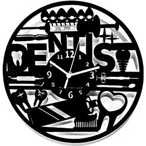 Instant Karma Clocks Wandklok voor tandartspraktijk, klassiek, polikliniek, tandheelkunde, cadeau-idee
