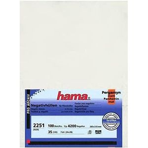 Hama Negatieve hoesjes, kristalpapier, 7 stroken met 6 negatieven, 24 x 36 cm, 100 stuks