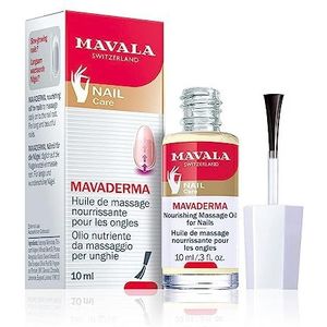 Mavala - Mavaderma voedende massageolie voor nagels - Op basis van tarwekiemolie, olijf, zoete amandel - zachte, zachte huid - 10 ml