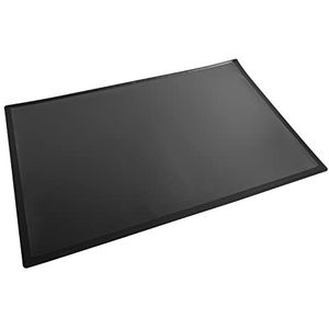 Exacompta - Ref. 29781E - 1 bureauonderlegger Kreacover en hard karton - aanpasbaar - voor- en achterkant en PVC voor dagelijks gebruik - afmetingen 37,5 x 57,5 cm - kleur zwart
